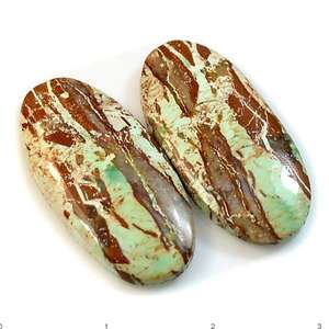 Variscite หลวมพลอยหิน Cabochon พิเศษสำหรับนักออกแบบเครื่องประดับแหวนต่างหูสร้อยคอสร้อยข้อมือ - Product Image 2