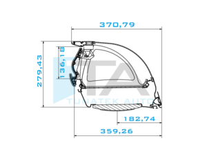 Bagaj rafı AC hava kanalı Sprinter için Crafter Transit günlük Ducato ana Boxer Jumper H350 Camper Panel Van karavan - Product Image 6