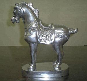 วินเทจม้าโชว์ชิ้นรูปปั้นสำหรับตกแต่งบ้าน - Product Image 2