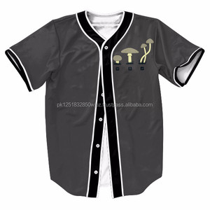 เสื้อเบสบอลดีไซน์ล่าสุด แบบยูนิเซ็กซ์ ออกแบบเองได้ ระบายอากาศ แห้งเร็ว ไซส์ใหญ่ ต้านเชื้อแบคทีเรีย คอวี ผ้ายืดสแปนเด็กซ์/โพลีเอสเตอร์ - Product Image 5