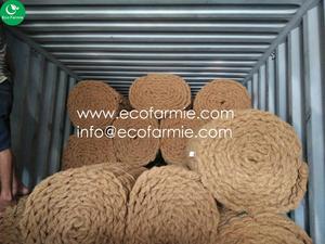Feuilles de fibres de coco naturelles tissées écologiques/couvertures en coco, rouleaux de tapis en fibre de coco pour paver les routes - Product Image 2