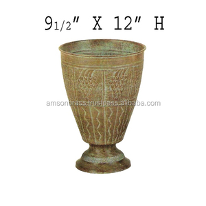 Urna de jardín de diseñador antiguo para decoración interior/exterior, macetas decorativas de Metal en forma de trofeo de nuevo estilo y maceta - Product Image 4