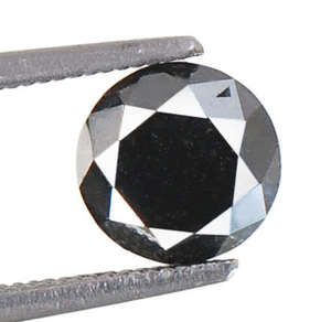 Collar de cuentas facetadas de diamantes negros naturales de 15 pulgadas 16,02 Ct Diamantes sueltos de excelente corte - Product Image 1