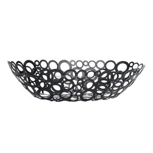 Bol de service ovale en fer pour la maison - Product Image 1