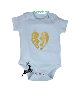 Venta al por mayor infantil recién nacido Color sólido algodón bebé mono moda ropa de bebé de Tirupur India Onesie mamelucos tela de Bambú - Product Image 3