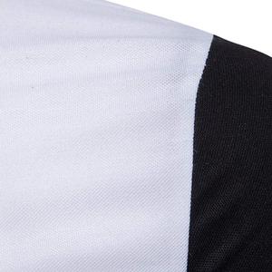 Camiseta deportiva de manga corta para hombre, POLO ajustado de color sólido, 100% de algodón, informal, con estampado bordado, para Golf - Product Image 5