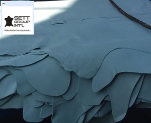 Piel de vaca de doble trasero cuero dividido azul húmedo originado Bangladesh para muebles accesorios zapatos equipaje paraguas cortinas - Product Image 2