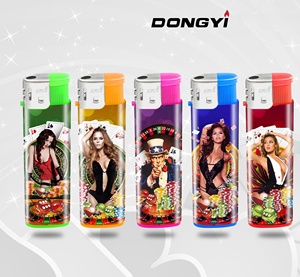 Nhà Máy Bán Buôn Nhựa Refillable Gas Nhẹ Hơn Điện Hút Thuốc Lá Nhẹ Hơn - Product Image 5