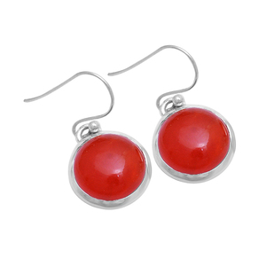 Romantique 925 Sterling Silver Boucle D'oreille Charme Cornaline Gemme À La Mode À La Mode Argent Plaqué Bijoux pour Femmes Cadeau - Product Image 2