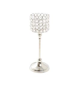 Support de lampe à thé en cristal pour la décoration de la maison et du bureau de mariage Pot de lanterne à bougie élégant - Product Image 3