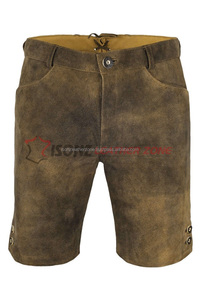 Short Lederhosen mi-long personnalisé grande taille unisexe Oktoberfest bavarois imprimé brodé anti-rides pour homme - Product Image 4