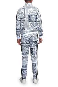 ชุดวอร์มกีฬาพิมพ์ลายออกแบบได้ตามต้องการกางเกงแฟชั่นและแบรนด์ระดับมืออาชีพ - Product Image 6