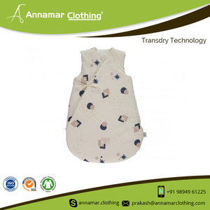 Saco de dormir de algodón 100% orgánico para bebé, saco de dormir unisex con personalización - Product Image 3