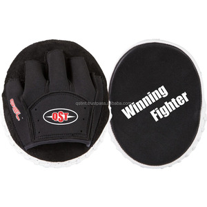 Manoplas de enfoque con logotipo personalizado para boxeo MMA artes marciales y entrenamiento de Karate diseño profesional con empuñaduras al por mayor - Product Image 4
