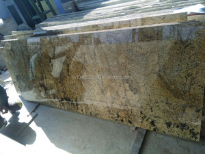 Thiết kế hiện đại 100% tự nhiên <span class=keywords><strong>Granite</strong></span> tấm nhỏ Alaska vàng đánh bóng bề mặt - Product Image 3
