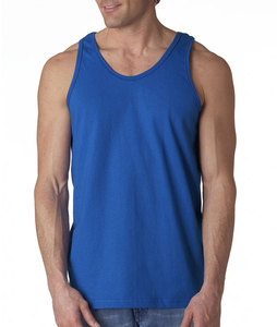 Venta al por mayor personalizado transpirable de punto de verano de los hombres Tank Tops algodón gimnasio chaleco Fitness Singlet entrenamiento músculo culturismo cantidad - Product Image 1