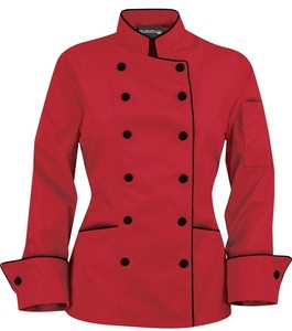 Uniforme de chef super calidad doble breasted chef coat hotel restaurante uniforme del personal cocinero profesional uniforme delantal de cocina - Product Image 2