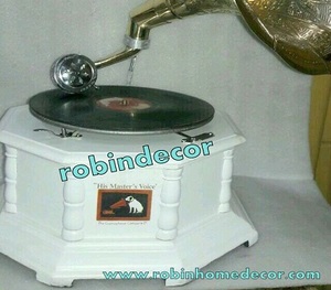 Raro español antiguo Gramófono de voz de su maestro. - Product Image 6