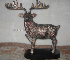 กวางเรนเดียร์ตกแต่งคริสต์มาสประดิษฐ์สำหรับตกแต่งบ้าน - Product Image 3