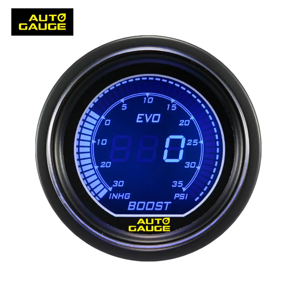 AutoGauge Professional Multifunctional Display Truck Pressure Boost Turbo Gauge