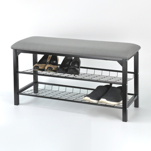 Rectangular Design Bench With <b>2</b> <b>Tiers</b> <b>Shoes</b> <b>Rack</b> - Product Image 4