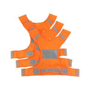 Gilet de course réfléchissant personnalisé Sports de plein air <span class=keywords><strong>Garde</strong></span> de sécurité Maille imperméable Polyester Nylon Matériau Logo de sécurité Personnalisable - Product Image 3