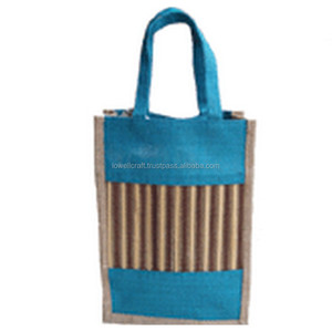 bamboo mat Decorative jute shopping designer bags - Product Image 1