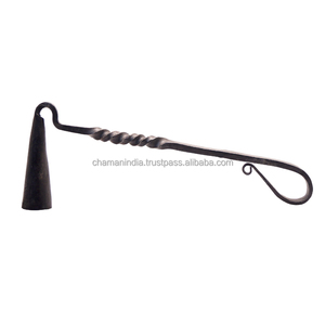 เชิงเทียนเหล็กดัดสีดำโบราณ งานแฮนด์เมด สำหรับตกแต่งบ้านในวันคริสต์มาส - Product Image 1