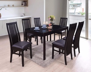 ชุดรับประทานอาหารเก้าอี้พักผ่อนหลังยาว - Product Image 1