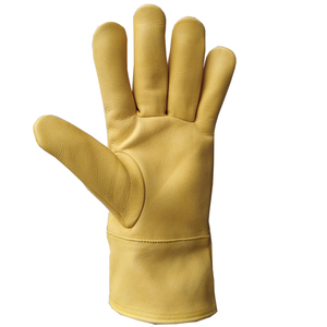 ถุงมือหนังอาร์กอนแพะสีเหลืองคุณภาพสูง - Product Image 5