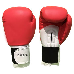 10OZ 12OZ GUANTES DE BOXEO PU CUERO ENTRENAMIENTO GANTS DE CAJA GANADOR LOGOTIPO PERSONALIZADO Y DISEÑO ROSA AZUL BLANCO - Product Image 4