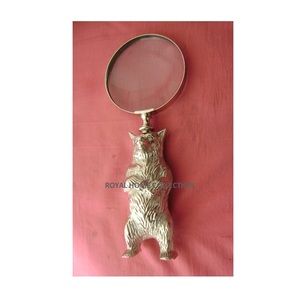 Fresh Arrival Easy to Carry Fox Handle Nautical Magnifying <b>Glass</b> Affordable Whole Sale Magnifier for <b>Reading</b> Use - Product Image 2
