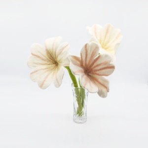 Eco-friendly NZ <b>Wool</b> <b>Felt</b> Flowers Hand-<b>Felted</b> by Nepalese Women Artisans <b>for</b> Festive Home Decor & Souvenir Crafts Gifts - Product Image 2