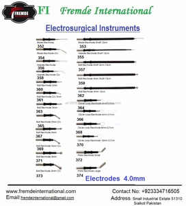 Electrodos de 4.0 mm de un Solo Uso/Reutilizables, Electrodos de Cuchilla, Electrodos de Aguja, Electrodos de Bola, etc., Certificados por CE - Product Image 1