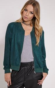 Veste en Faux daim pour femmes, vêtements d'extérieur en Polyester, personnalisés pour femmes, blouson bombardier à fermeture éclair, à la mode, nouvelle collection - Product Image 3