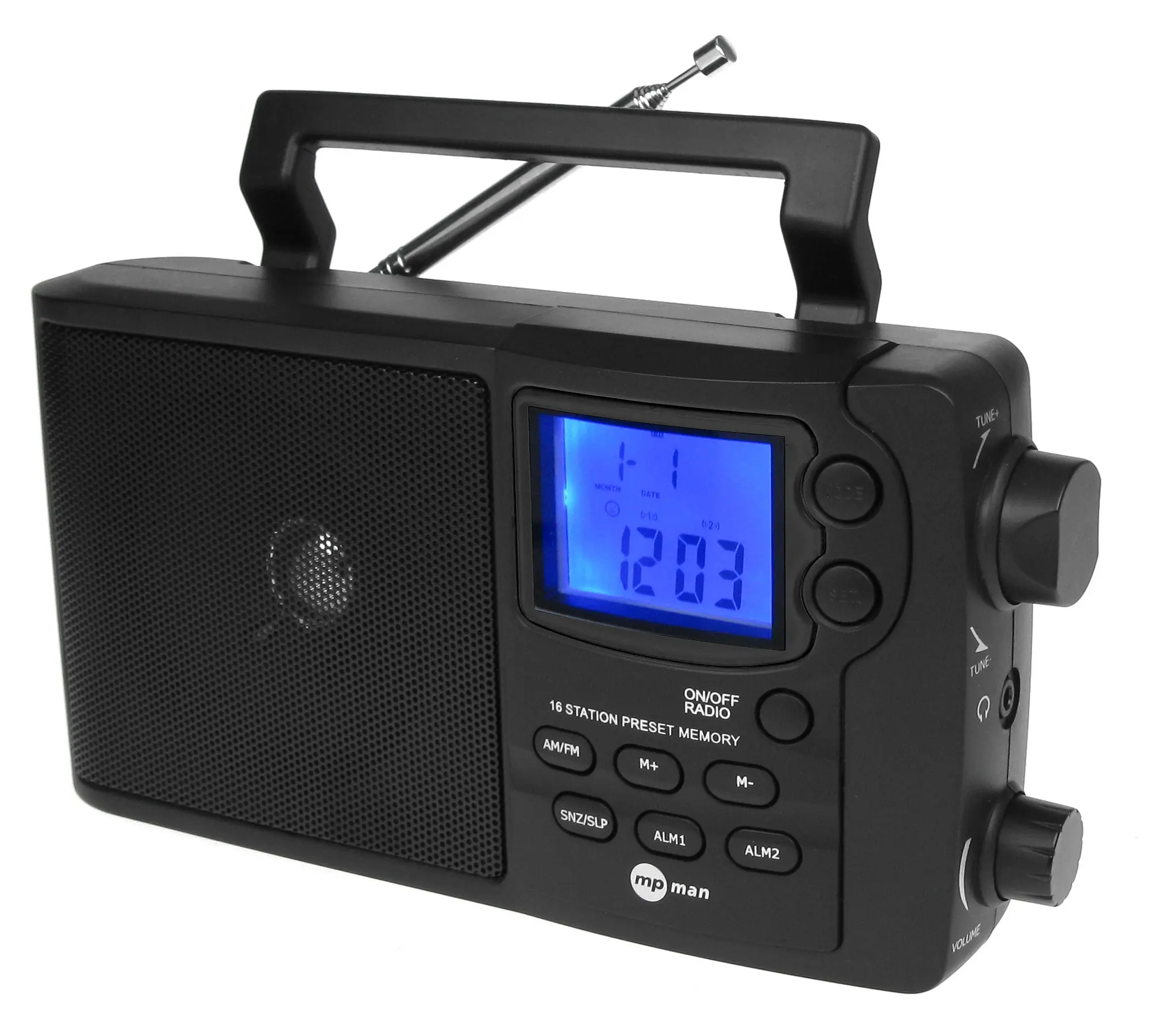 CT-2418 AM/FM/Sw1-10 PLL Digital tuning with frequency readout PLL World Receiver Alarm Clock Radio