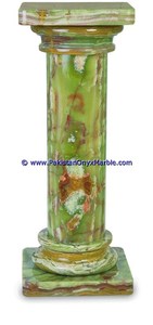 Pedestales de Ónix Verde, Decoración de Exterior, Superficie de Mármol Pulido, Estilo Afgano - Product Image 2