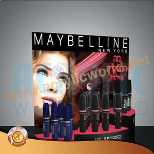 Acrylique personnalisé maquillage rouge à lèvres organisateur acrylique cosmétique bouteille présentoir support cosmétique affichage comptoir - Product Image 3