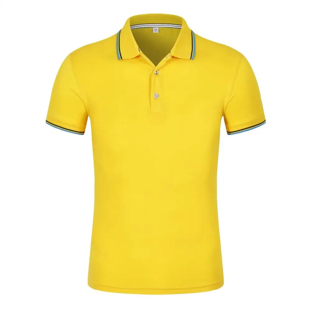 מעוצב בהתאמה אישית נוח צהוב 100% כותנה סיטונאי בתפזורת OEM מודפס ספורט פוליאסטר גברים T חולצות 2022