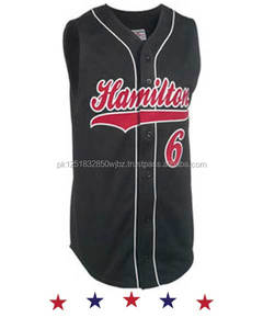 Ropa Deportiva, Último Modelo de Camiseta de Béisbol/Sóftbol Personalizada, Corta, de Verano, Hecha a Medida, con Botones, de Secado Rápido, Antibacteriana y Transpirable - Product Image 2