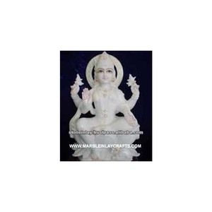 White Marble Laxmi Mata Statue - Product Image 1