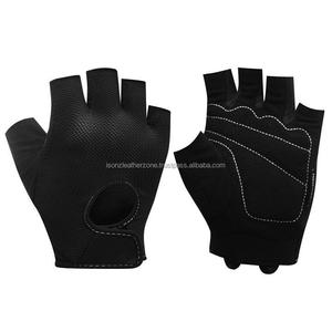 Guantes de Cuero Unisex Personalizados de Medio Dedo para Gimnasio, Fitness, Levantamiento de Pesas, Accesorio Deportivo sin Dedos, ISONZ Leather Zone - Product Image 1
