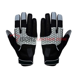 Guanti da Lavoro Multiuso ISONZ Personalizzabili in Pelle Sintetica Nera con Logo, Guanti da Meccanico Anti-Impatto Livello 2 - Product Image 4