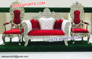 Concepteur De Mariage Sculpté Canapé Scène De Mariage Musulman Maharaja Canapé De Mariage Pakistanais Stade Canapés siège D'amour - Product Image 6