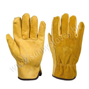 Pas cher Travail Gants En Cuir De Vache Conducteur-Gant Pas Cher Gréeur-Gants - Product Image 1