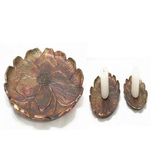 Restaurants & Hotels Supplies Copper Metal Food Display Serving Tray Home Wedding Party Decoration Fruits Platter - Product Image 4