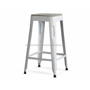 Taburete de Metal negro de estilo industrial Vintage de alta calidad para el hogar, oficina, restaurante, Bar y hoteles, taburete de cocina - Product Image 3