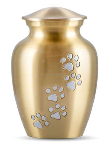 Urna Funeraria para Mascotas de Aluminio Blanca para Cenizas de Gato - Product Image 4