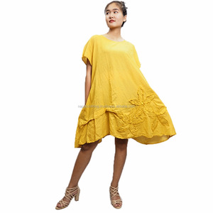 Robe rond décontractée pour femmes, pour l'été et le printemps, bon marché, vente en gros - Product Image 1