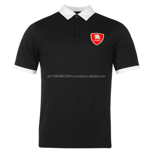 Polo sur mesure Design personnalisé 100% coton T-shirt polo de golf à col roulé pour hommes - Product Image 5